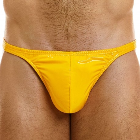 Modus Vivendi Vinyl Pleasure Thong - Yellow