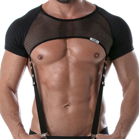 TOF Paris Circuit Mesh Full Harness - Black