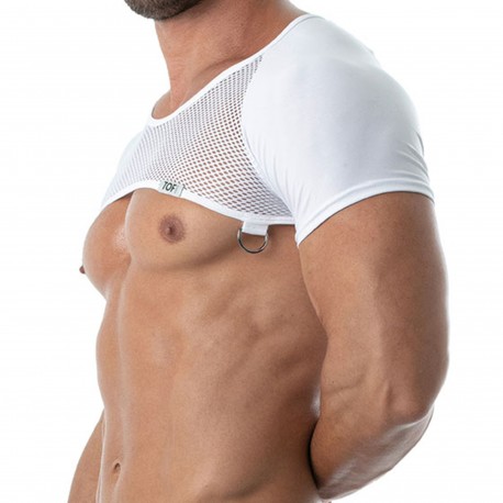 TOF Paris Circuit Mesh Full Harness - White