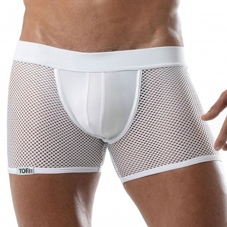 TOF Paris Circuit Mesh Jock Boxers - White