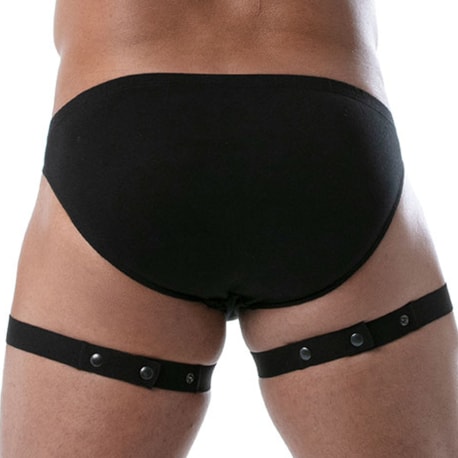 TOF Paris Harnais de Cuisse Circuit Noir (pour une jambe)