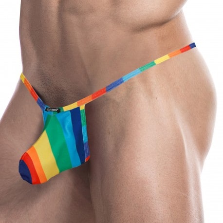 CUT4MEN Renaissance Pouch Loop String - Rainbow