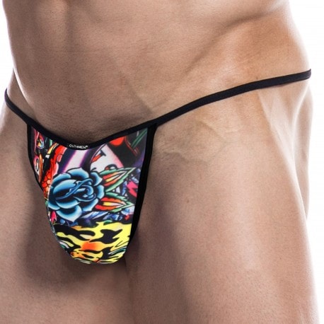 CUT4MEN Renaissance Kini Briefs - Tattoo