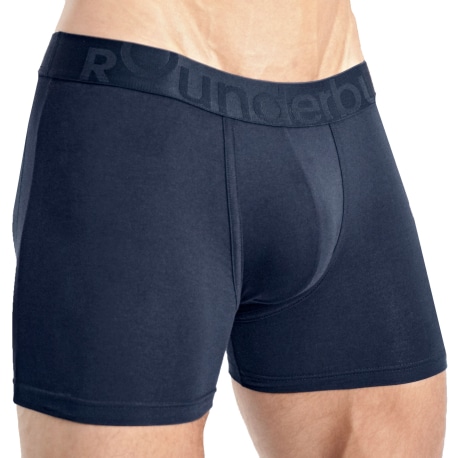 Rounderbum Boxer Long Padded Bleu Marine