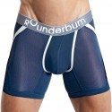 Rounderbum Anatomic Cotton Long Boxer Briefs - Navy