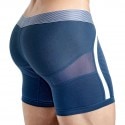 Rounderbum Anatomic Cotton Long Boxer Briefs - Navy