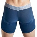 Rounderbum Boxer Long Anatomic Coton Bleu Marine