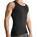 Rounderbum Cotton Compression Tank Top - Black