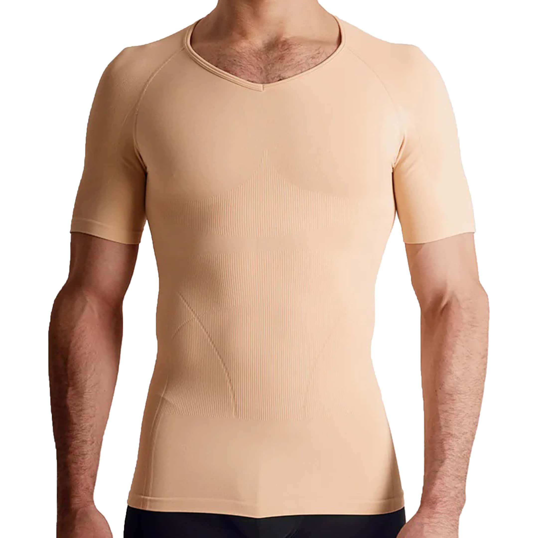 serie sejle Inca Empire Rounderbum Seamless Compression T-Shirt - Nude | INDERWEAR