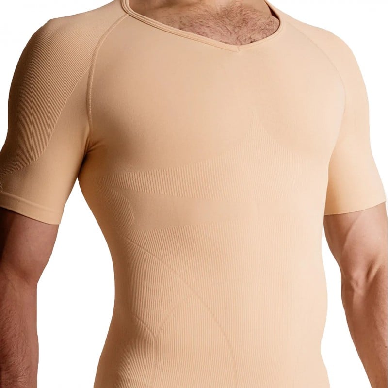 serie sejle Inca Empire Rounderbum Seamless Compression T-Shirt - Nude | INDERWEAR