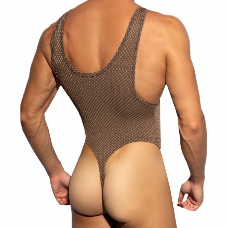 ES Collection Luxury Body Thong - Brown