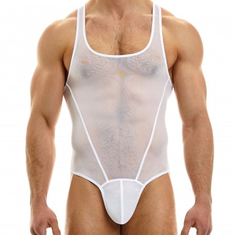 Rufskin Oraan Thong Bodysuit - White