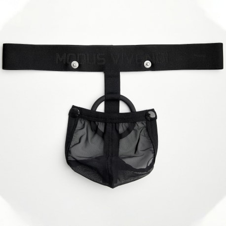 Modus Vivendi Pleasure Cockring Thong - Black