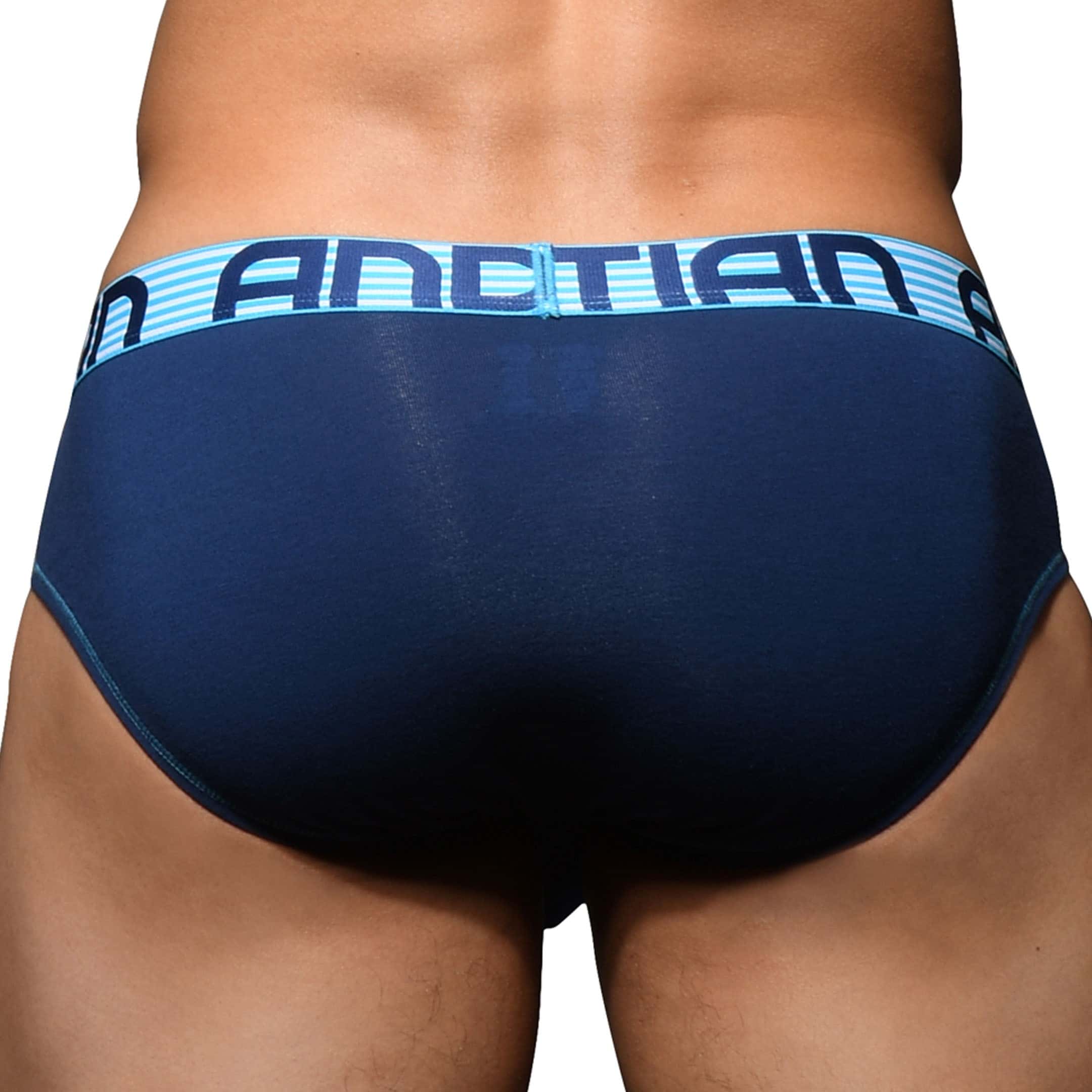 Andrew Christian Almost Naked Cotton Briefs Navy Inderwear