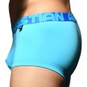 Andrew Christian Boxer Almost Naked Fly Tagless Bleu Turquoise