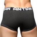 Andrew Christian Almost Naked Fly Tagless Boxer Briefs - Charcoal