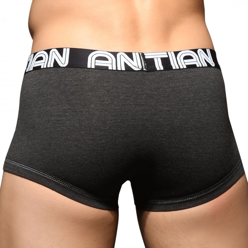 Andrew Christian Almost Naked Fly Tagless Boxer Briefs - Charcoal