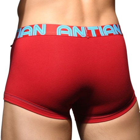 Andrew Christian Almost Naked Fly Tagless Boxer Briefs - Red