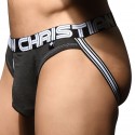 Andrew Christian Almost Naked Fly Tagless Jock - Charcoal