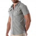 TOF Paris Patriot Cotton Shirt  - Heather Grey