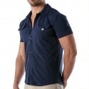 TOF Paris Patriot Cotton Shirt  - Navy