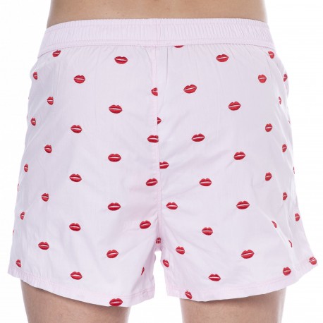 Diesel Kiss Cotton Boxer Shorts - Pink