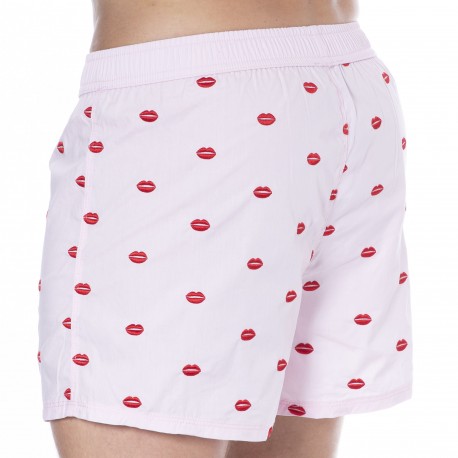 Diesel Kiss Cotton Boxer Shorts - Pink