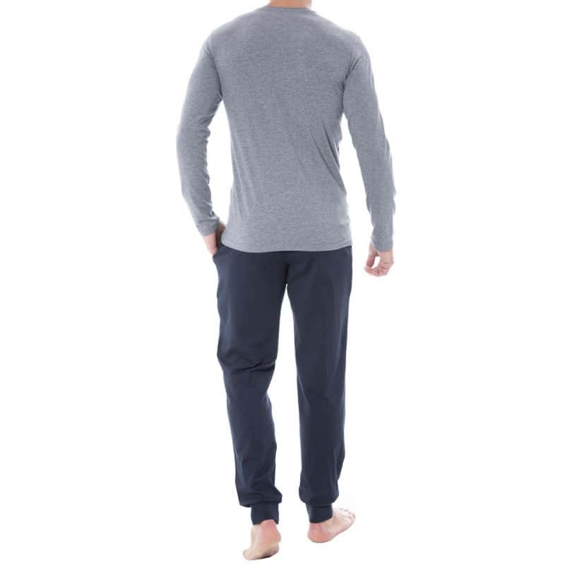 Emporio Armani Endurance Cotton Loungewear - Grey - Navy | INDERWEAR