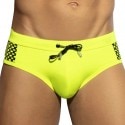 ES Collection Slip de Bain Disco Pop Jaune Fluo