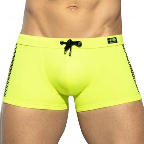 ES Collection Disco Pop Swim Trunks - Neon Yellow