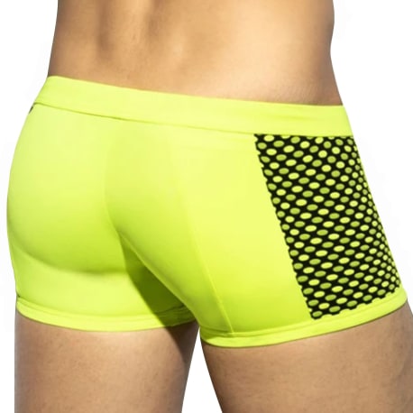 ES Collection Boxer de Bain Disco Pop Jaune Fluo