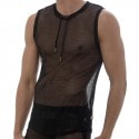 Marcuse Hero Mesh Tank Top - Black