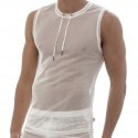 Marcuse Hero Mesh Tank Top - White