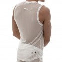 Marcuse Hero Mesh Tank Top - White