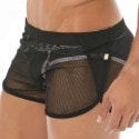 Marcuse Panorama Mesh Shorts - Black