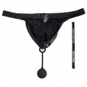 Modus Vivendi Latex Pleasure Thong - Black