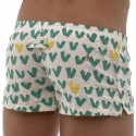 Marcuse Caleçon Coton VIP Blanc - Vert