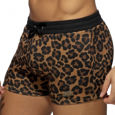 Addicted Leopard Athletic Shorts