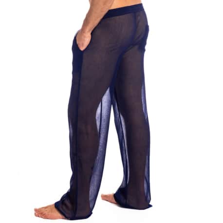 L'Homme invisible Pantalon Lounge Chantilly Bleu Nuit