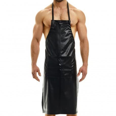 Modus Vivendi Leather Apron - Black