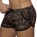 Addicted Short Rocky Mesh Leopard