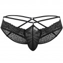 CandyMan Lace Briefs - Black