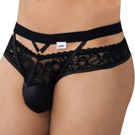 CandyMan Jock Strap Dentelle Noir