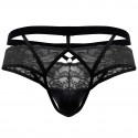 CandyMan Jock Strap Dentelle Noir