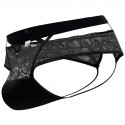 CandyMan Jock Strap Dentelle Noir