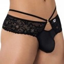 CandyMan Lace Thong 99647 - Black