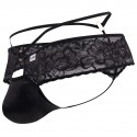 CandyMan Lace Thong 99647 - Black