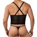 CandyMan Ensemble Harnais - String Ficelle Noir