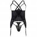 CandyMan Ensemble Harnais - String Ficelle Noir