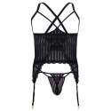 CandyMan Ensemble Harnais - String Ficelle Noir